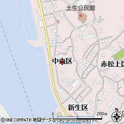 広島県尾道市因島土生町（中央区）周辺の地図