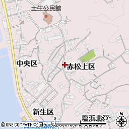 広島県尾道市因島土生町赤松上区1805-1周辺の地図