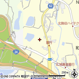 和歌山県紀の川市重行周辺の地図