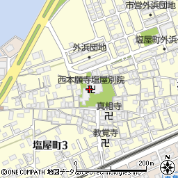 香川県丸亀市塩屋町4丁目周辺の地図