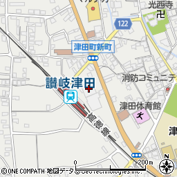 香川県さぬき市津田町津田912-1周辺の地図