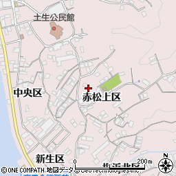 広島県尾道市因島土生町赤松上区1806-3周辺の地図