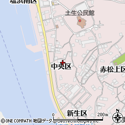 広島県尾道市因島土生町中央区1757周辺の地図
