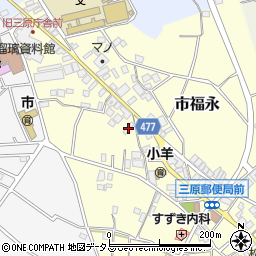 兵庫県南あわじ市市福永383-7周辺の地図