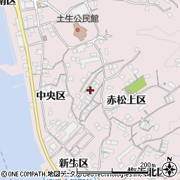 広島県尾道市因島土生町赤松上区1774-11周辺の地図