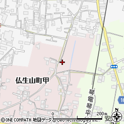 香川県高松市仏生山町104周辺の地図