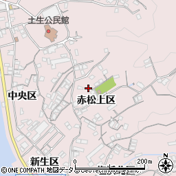 広島県尾道市因島土生町赤松上区1808周辺の地図