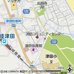 香川県さぬき市津田町津田129-1周辺の地図