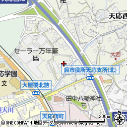 アステージ天応周辺の地図