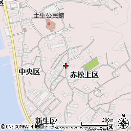 広島県尾道市因島土生町赤松上区1828-6周辺の地図