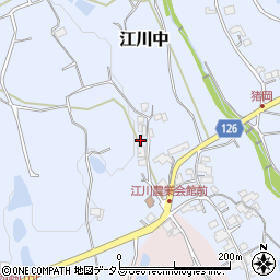 和歌山県紀の川市江川中157周辺の地図
