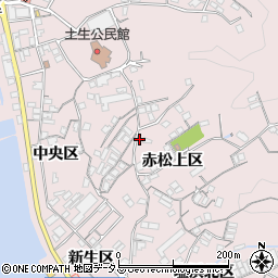 広島県尾道市因島土生町赤松上区1805周辺の地図