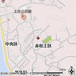 広島県尾道市因島土生町赤松上区1804-8周辺の地図
