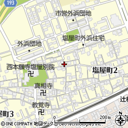 香川県丸亀市塩屋町周辺の地図