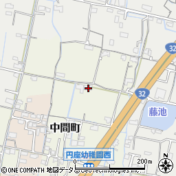 香川県高松市中間町54周辺の地図