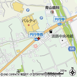 円行寺西周辺の地図