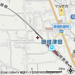 香川県さぬき市津田町津田902周辺の地図