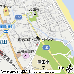 香川県さぬき市津田町津田112-21周辺の地図