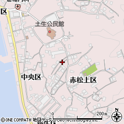 広島県尾道市因島土生町赤松上区1773周辺の地図