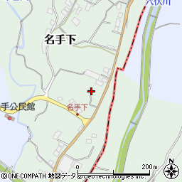 和歌山県紀の川市名手下261周辺の地図