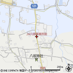 JA川原事業所前周辺の地図