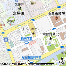 ドン・キホーテ丸亀店周辺の地図