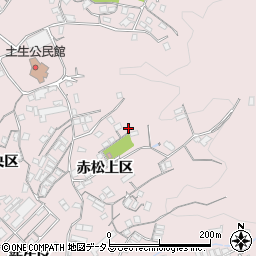 広島県尾道市因島土生町赤松上区1802周辺の地図