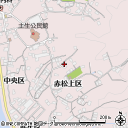 広島県尾道市因島土生町赤松上区1804-2周辺の地図
