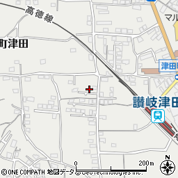 香川県さぬき市津田町津田854-3周辺の地図