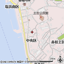 広島県尾道市因島土生町中央区1754-4周辺の地図