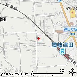香川県さぬき市津田町津田898周辺の地図