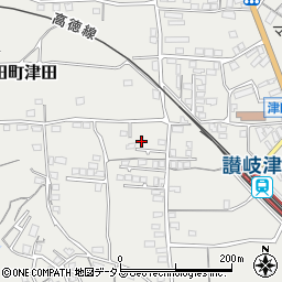 香川県さぬき市津田町津田854周辺の地図