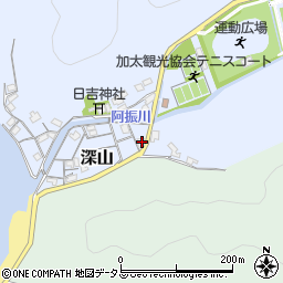 和歌山県和歌山市深山8-17周辺の地図