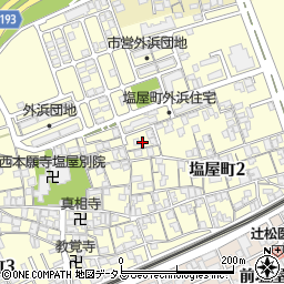 香川県丸亀市塩屋町2丁目15周辺の地図