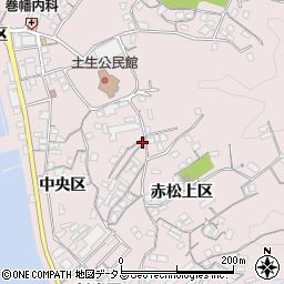広島県尾道市因島土生町赤松上区1773-7周辺の地図