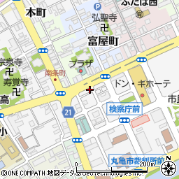 三喜工事株式会社　丸亀営業所周辺の地図
