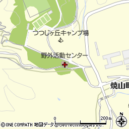 呉市野外活動センターつつじヶ丘キャンプ場周辺の地図