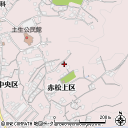 広島県尾道市因島土生町赤松上区1800周辺の地図