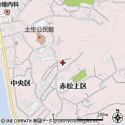 広島県尾道市因島土生町赤松上区甲-1786-5周辺の地図