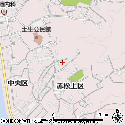 広島県尾道市因島土生町赤松上区甲-1786-3周辺の地図