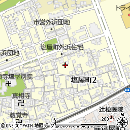 香川県丸亀市塩屋町2丁目16周辺の地図