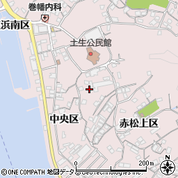 広島県尾道市因島土生町中央区1741周辺の地図