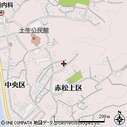 広島県尾道市因島土生町赤松上区1786周辺の地図