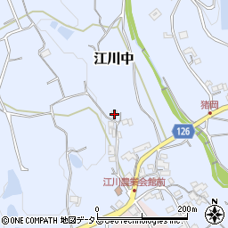 和歌山県紀の川市江川中153周辺の地図