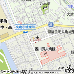 レデイ薬局丸亀城東店周辺の地図
