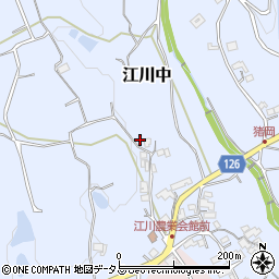 和歌山県紀の川市江川中554周辺の地図