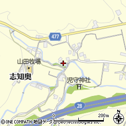 兵庫県南あわじ市志知奥471周辺の地図