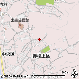 広島県尾道市因島土生町赤松上区1786-17周辺の地図