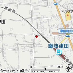 香川県さぬき市津田町津田898-3周辺の地図