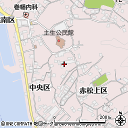 広島県尾道市因島土生町宇和部区1738周辺の地図